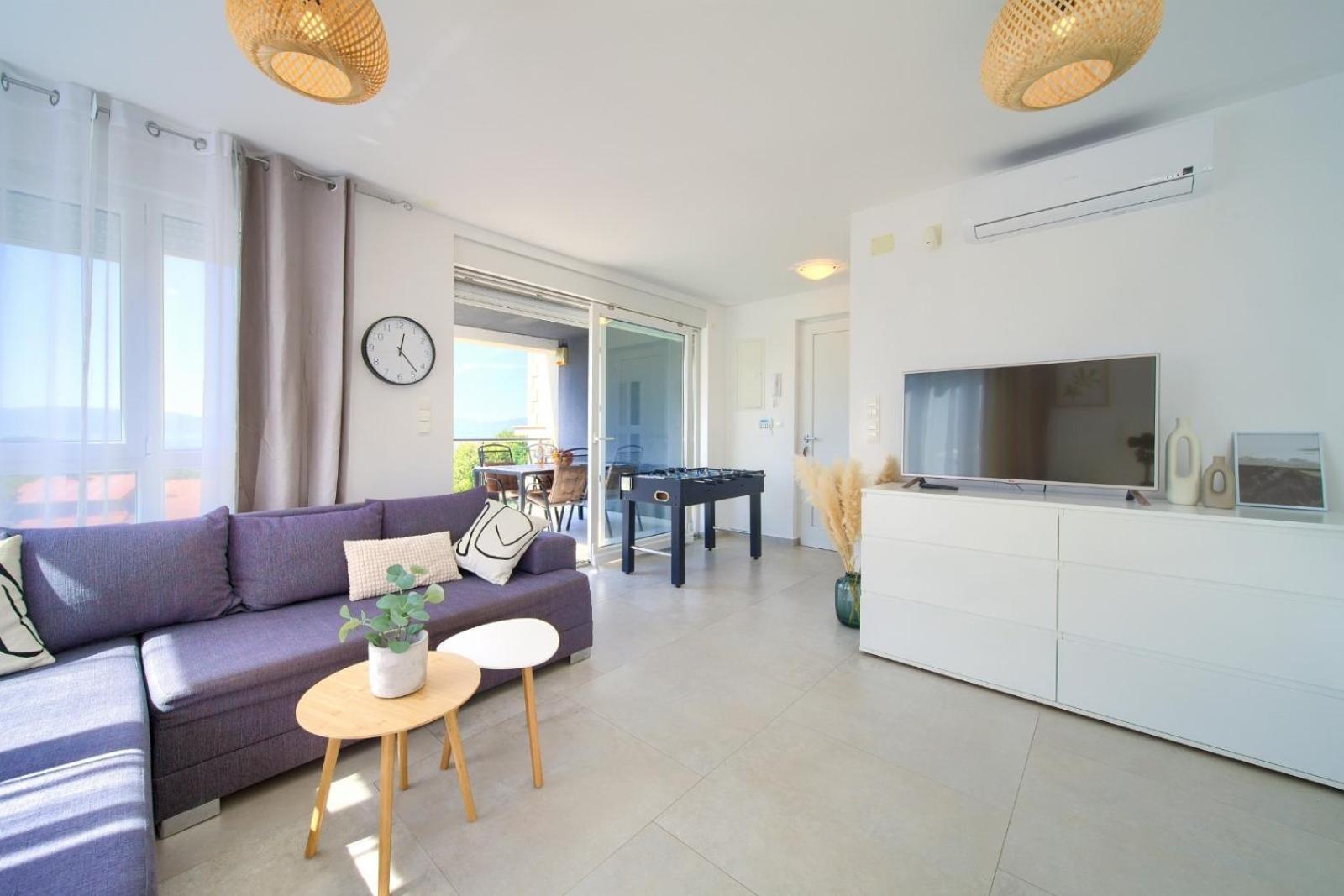 Apartment Sasso Bianco With The Private Pool Нівице Екстер'єр фото